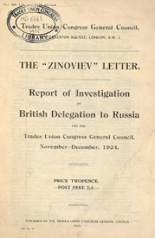 This week on Portsmouth Point: The Scandal of the Zinoviev Letter This week on Portsmouth Point: The Scandal of the Zinoviev Letter