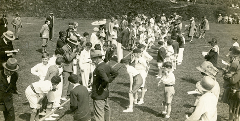 Houses Compete on Sports Day, 1929