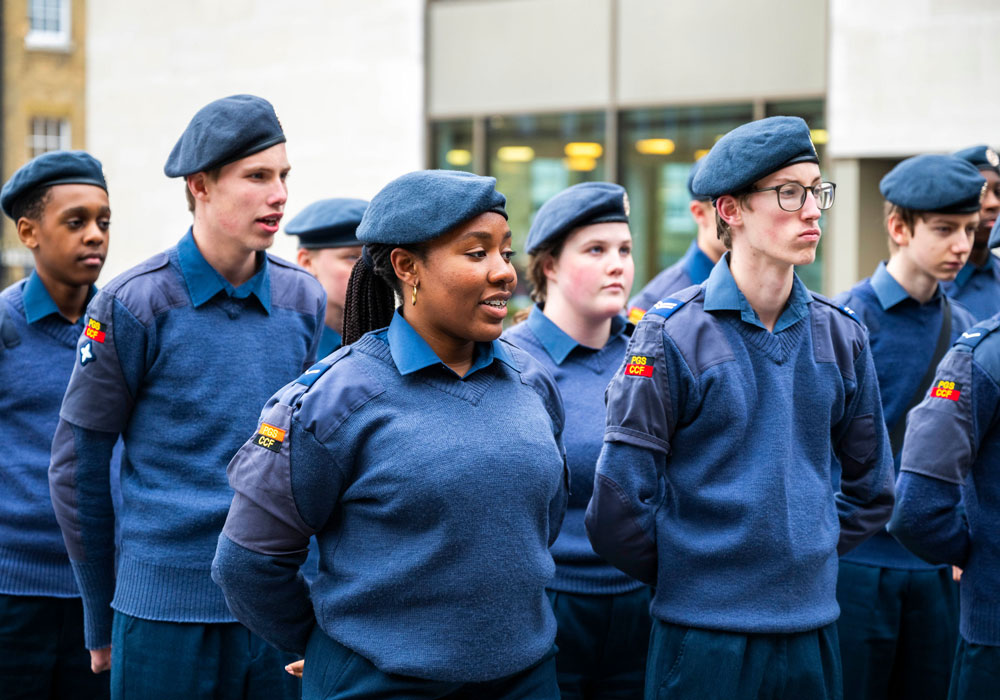 Sixth Form pupils play leading roles in Model United Nations, Debating, Academic Societies, The Combined Cadet Force, Gold Duke of Edinburgh, Sports, Music and Drama.
